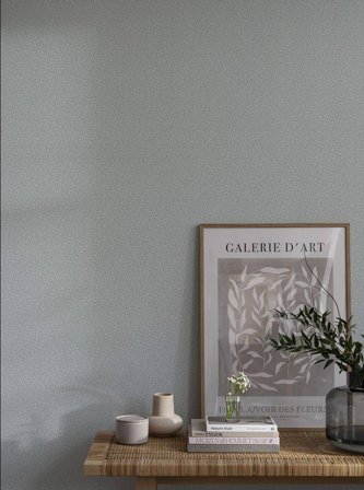 Duro Tapet, Smulan 223-07 Småmönstrat, L, Blå, Färg & tapeter