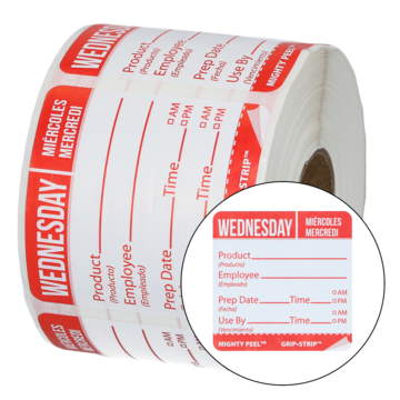 ETIKETT WEDNESDAY STOR