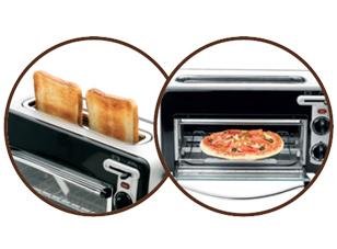 TEFAL TL 6008 Toaster mit Mini-Ofen Toast n Grill Schwarz / Alu matt