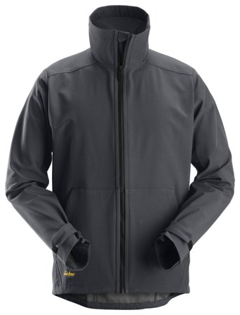 Snickers Workwear 1205 AllroundWork Softshelljakke vindtæt, mørkegrå Mørkegrå, Tøj