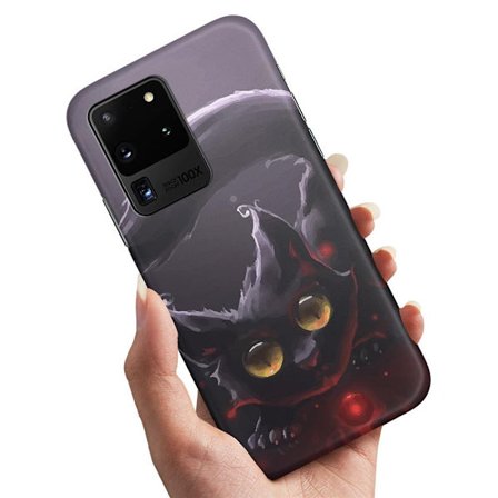 Deksel / Mobildeksel til Samsung Galaxy S20 Ultra - Svart Katt