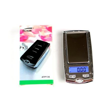Digital mini vekt 0.01g - 200g inkl. batteri CR2032 lommevekt multicolor