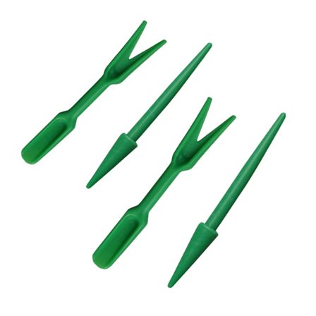 4 stk Mini Jordhullsstansere Plast (Tilfeldig farge)