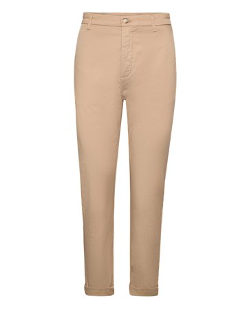 Hope Tapered-Leg Stretch Chinos - Brown - 38