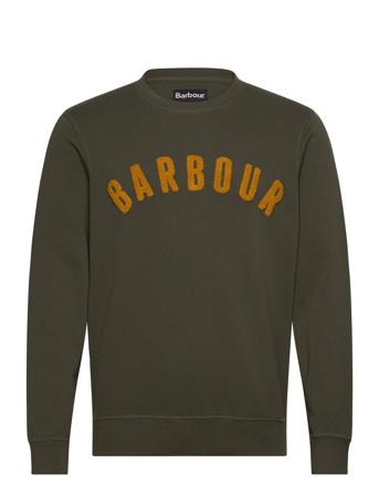 Barbour Prep Logo Crew Tops Sweat-shirts & Hoodies Sweat-shirts Green Barbour