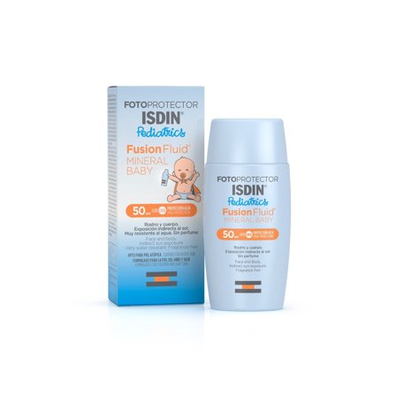 Isdin Fotoprotector Fusion Fluid Mineral Baby Pediatrics SPF50