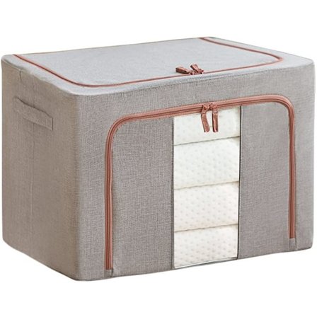 Säilytyslaukku vaatteille tai vuodevaatteille, kokoontaitettava säilytyslaatikko