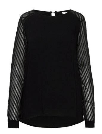 Objzoe L/S Top Black Object