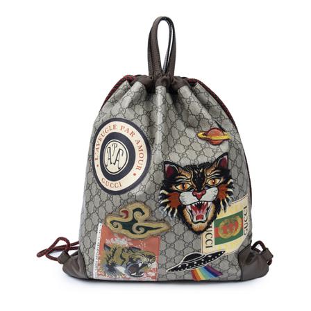 Gucci Vintage Pre-owned Rugzaks , Bruin , Dames , Maat: ONE Size Vintage Tassen