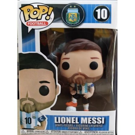 Funko Pop Fotbollsstjärna Lionel Messi #10 Dekorativ Figur Actionfigurserie Modellleksak