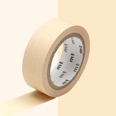 Pastelli yksivärinen maalarinteippi - Oranssinkeltainen - 1,5 cm x 7 m