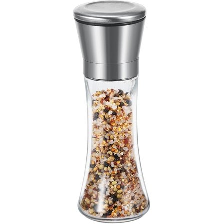 Manuel salt- og peberkværn, justerbar kværn, salt- og peberkværn