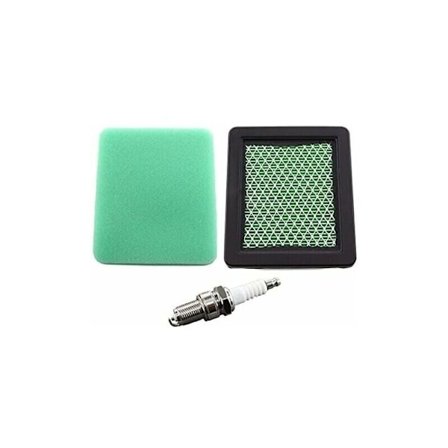 Luftfilter med forfilter og tennplugg for Honda HRG415, HRG465, HRX426, HRX476, HRX537, HRB425, IZY gressklippere, erstatter delenummer 17211-ZL8-02