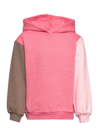 Lpfranci Contrast Ls Sweat Bc Tw Pink Little Pieces