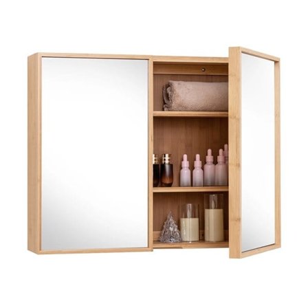 Badrumsskåp med spegeldörrar