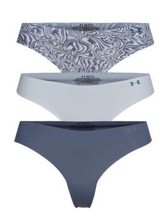 Ps Thong 3Pack Print Stringtruse Undertøy Blå Under Armour