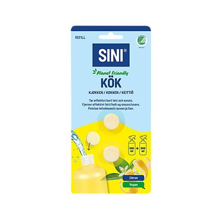 SINI Rengjøringstablett kjøkken 2stk