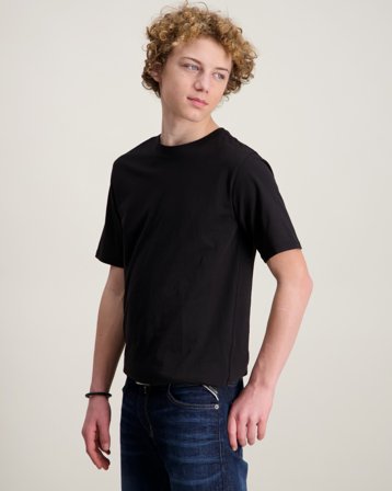 ONLY & SONS JUNIOR OSJMAX LIFE SS STITCH TEE JRS NOOS Schwarz T-Shirts Jungen - Kids Brand Store