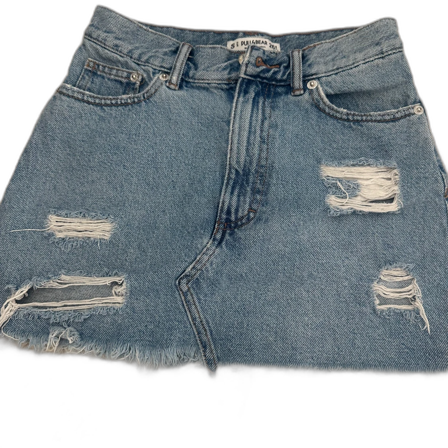 Blå jeanskjol från Pull&Bear