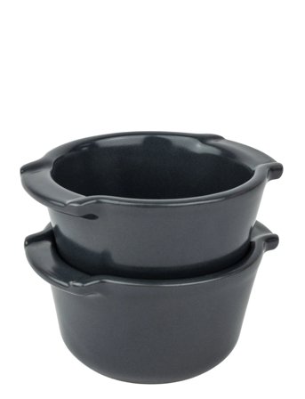 Peugeot Appolia Duo Ramekin 11Cm Mat Sort - Grey - Ø 11 CM