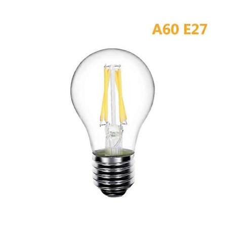 2 st E14 LED Ljusstake Lampa C35 2W 4W 6W 220V Varmvit E27 Filament Lampa ST64 A60 2700K 3000K Edison Lampa Ej Dimbar