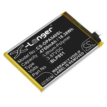 Batteri till SmartPhone, Mobil för OPPO A54 5G, CHP2195, A74 5G m.fl.