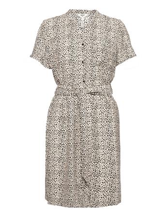 Objseline S/S Shirt Dress Patterned Object