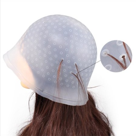 Farvehat Silikon Højlys Hætte Farvehat med Krog til