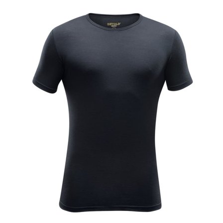 Devold Breeze Man T-shirt Men short-sleeved sweaters Black M