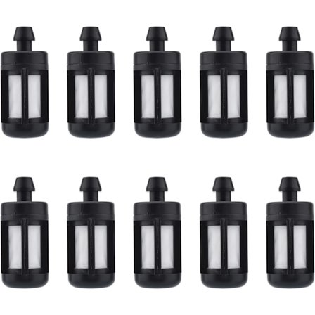 10 stk 8mm ID Gass/Drivstoff Filter for Stihl