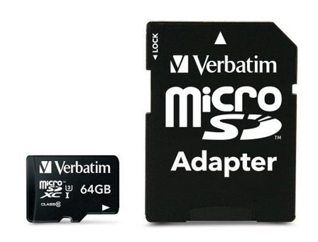 Verbatim PRO - flashminnekort - 64 GB - microSDXC UHS-I