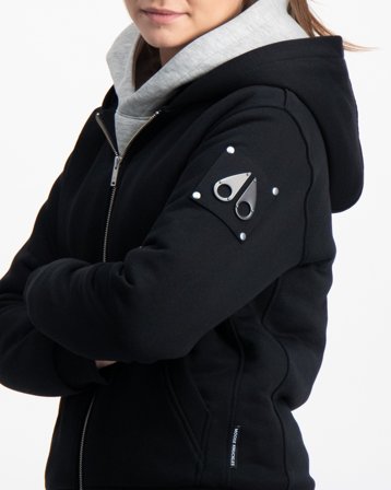 Moose Knuckles CLASSIC BUNNY Czarny Kurtki Dziewczyna - Kids Brand Store