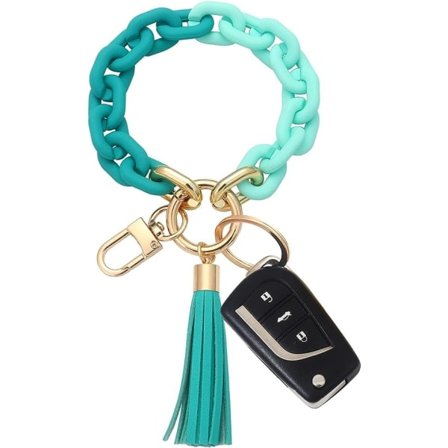 IC Chunky Chain Link Armbånd Nøkkelring Akryl Armbånd Nøkkelring Armbånd Nøkkelring Søt Boho Moderne Bil Nøkkelring Holder