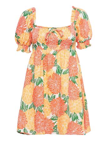 Miguelina Mini Dress Patterned Faithfull The Brand