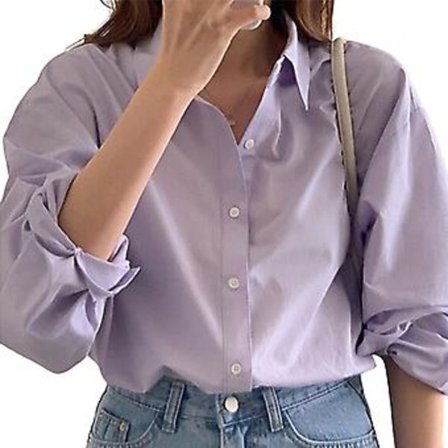 Naisten napillinen pitkähihainen paita, plus-koko, yksinkertainen muotipaita, pusero (XL)