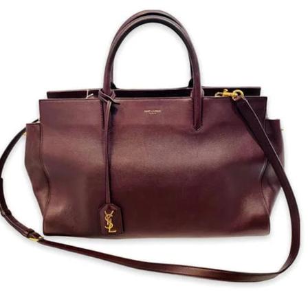 Saint Laurent Vintage Pre-ownedLæderhndtasker Brun, unisex Vintage Tasker, Størrelse: ONE Size
