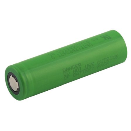 Genopladeligt Lithium-Ion Batteri 18650 til Lamper - 4800mAh Kapacitet, 4.2V Spænding