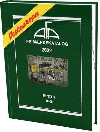 2022, AFA Vesteuropa Bind I (A-G) frimærkekatalog