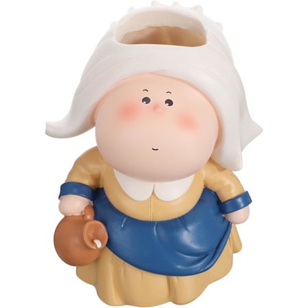 1 stk. Penneholder Skrivebordsorganisator Kontordekor Mini Skrivebord Hjemmeinnredning Luftplanter Kakeform Skrivebordspynt