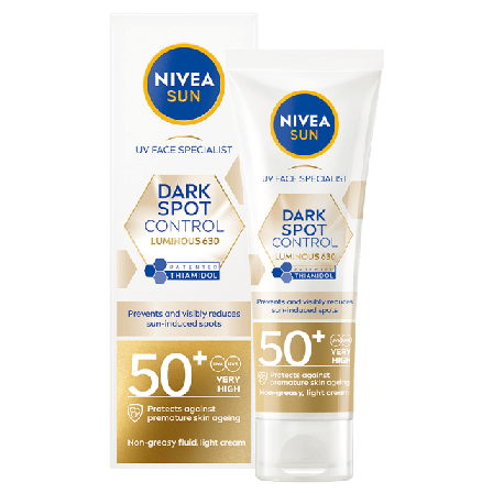 NIVEA UV Face Luminous 630 Dark Spot Control SPF 50+ Solskydd & solvård Unisex 40