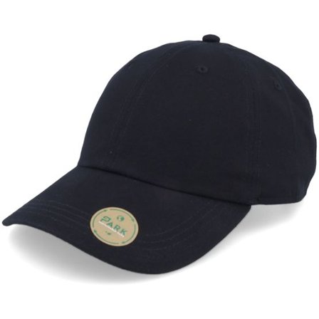 Park - Svart unconstructed Keps - Black Sustainable Dad Cap @ Hatstore