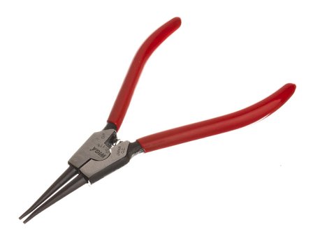 PELA 122938 Låseringtang rett 175 mm utv, 12-65 mm, Håndverktøy