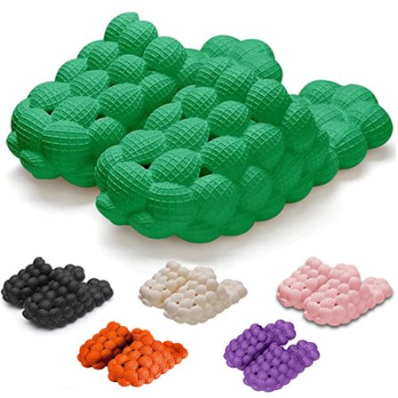 EVA Foam Soft Tøfler Herre Svømmetøfler Dame Inline Tøfler svart