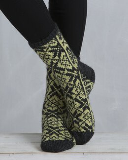 Strikkeoppskrift Sokker Elvira - Viking of Norway