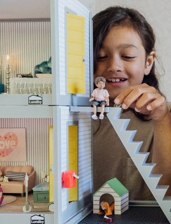 Lundby Lundby Trappa - Multi/patterned - 205X 49X 192MM