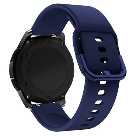 Silikonerem TYS band til Samsung Galaxy Watch 40 / 41 / 42 / 43 / 44 mm - mørkeblå