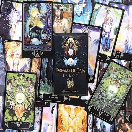 Drømmer om Gaia Tarot Engelsk Brettspill Spådom Profeti Flerspiller Spill (FMY)