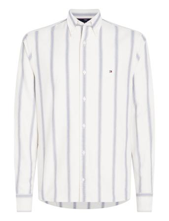 Spaced Out Shadow Stp Rf Shirt Tops Shirts Casual White Tommy Hilfiger