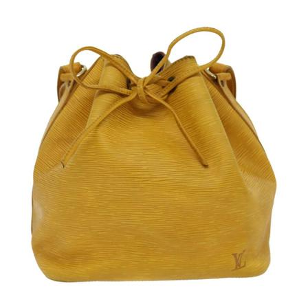 Louis Vuitton Vintage, Shoulder Bags Geel, Dames, Maat:ONE Size,leer