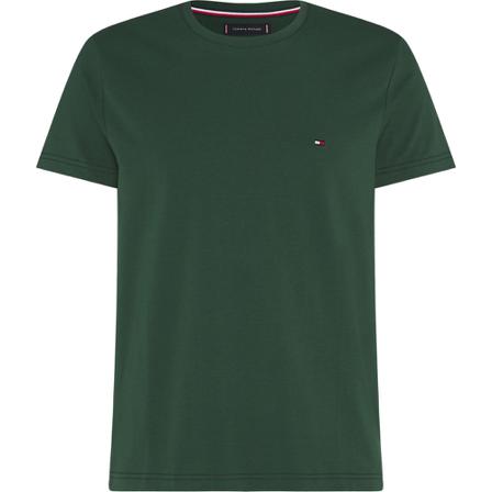 Tommy Hilfiger, Core Stretch Slim TEE Groen, Heren, Maat:XL